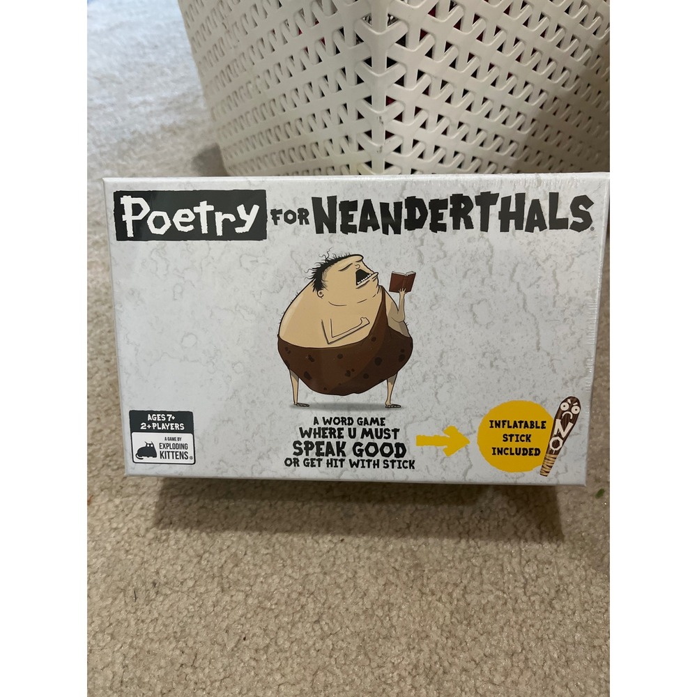 Poetry for Neanderthals Card Game Exploding Kittens Word Game New Sealed